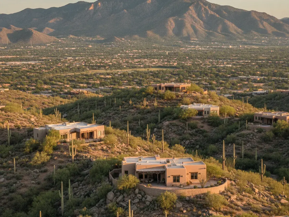 Homes in the Foothills and Mount Lemmon part of the Tucson area, near Summerhaven and Mount Lemmon