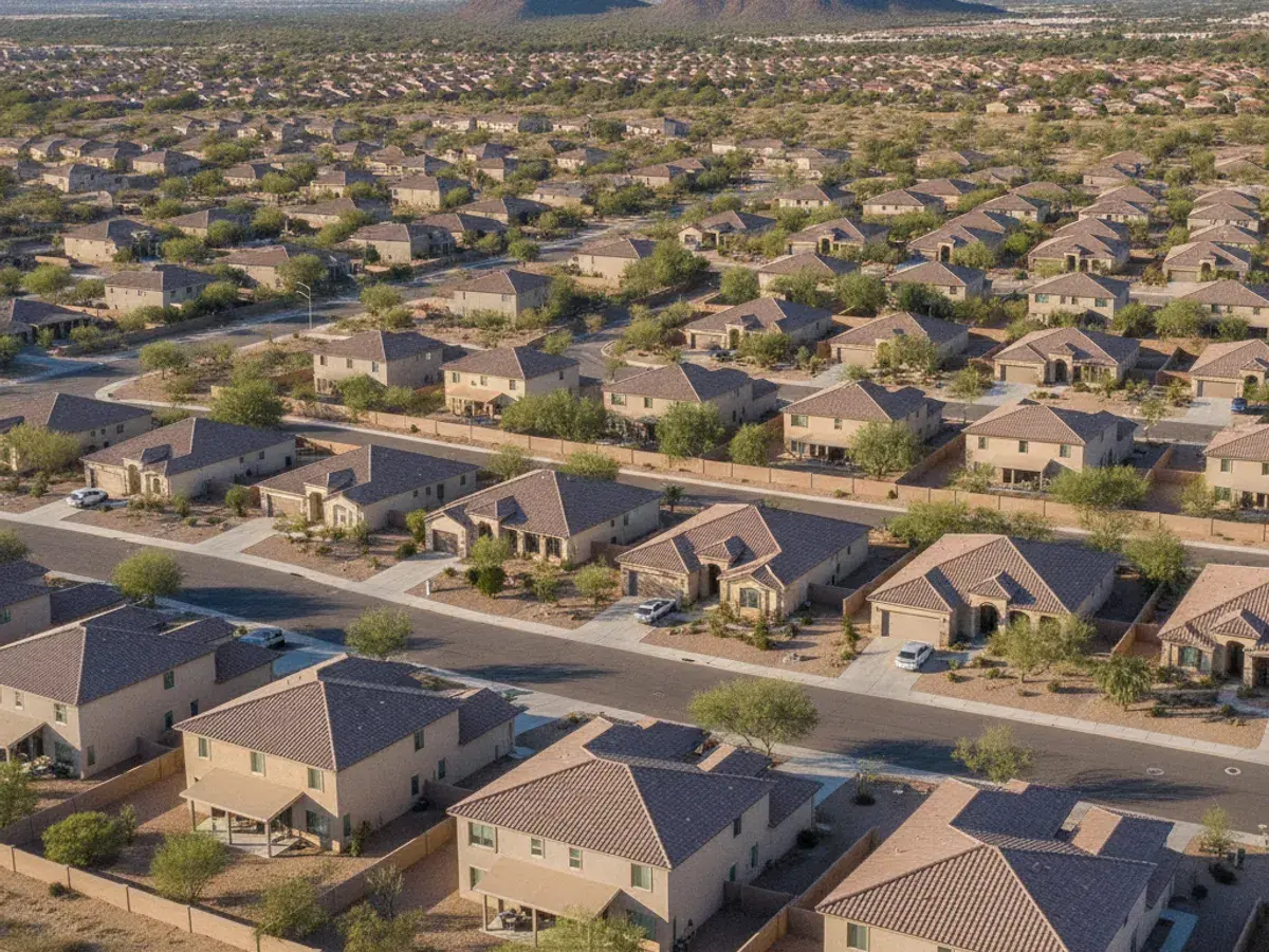 Homes in the Northwest and Marana part of the Tucson area, near Flowing Wells