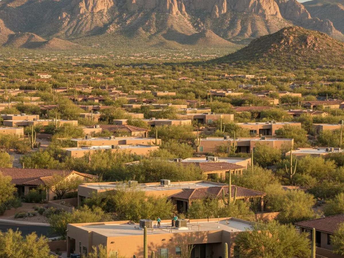 Homes in the Oro Valley and Oracle Road part of the Tucson area, near San Manuel
