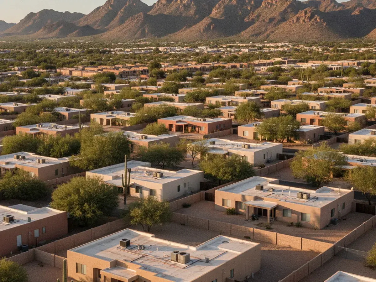 Homes in the West and South Valley part of the Tucson area, near Summit