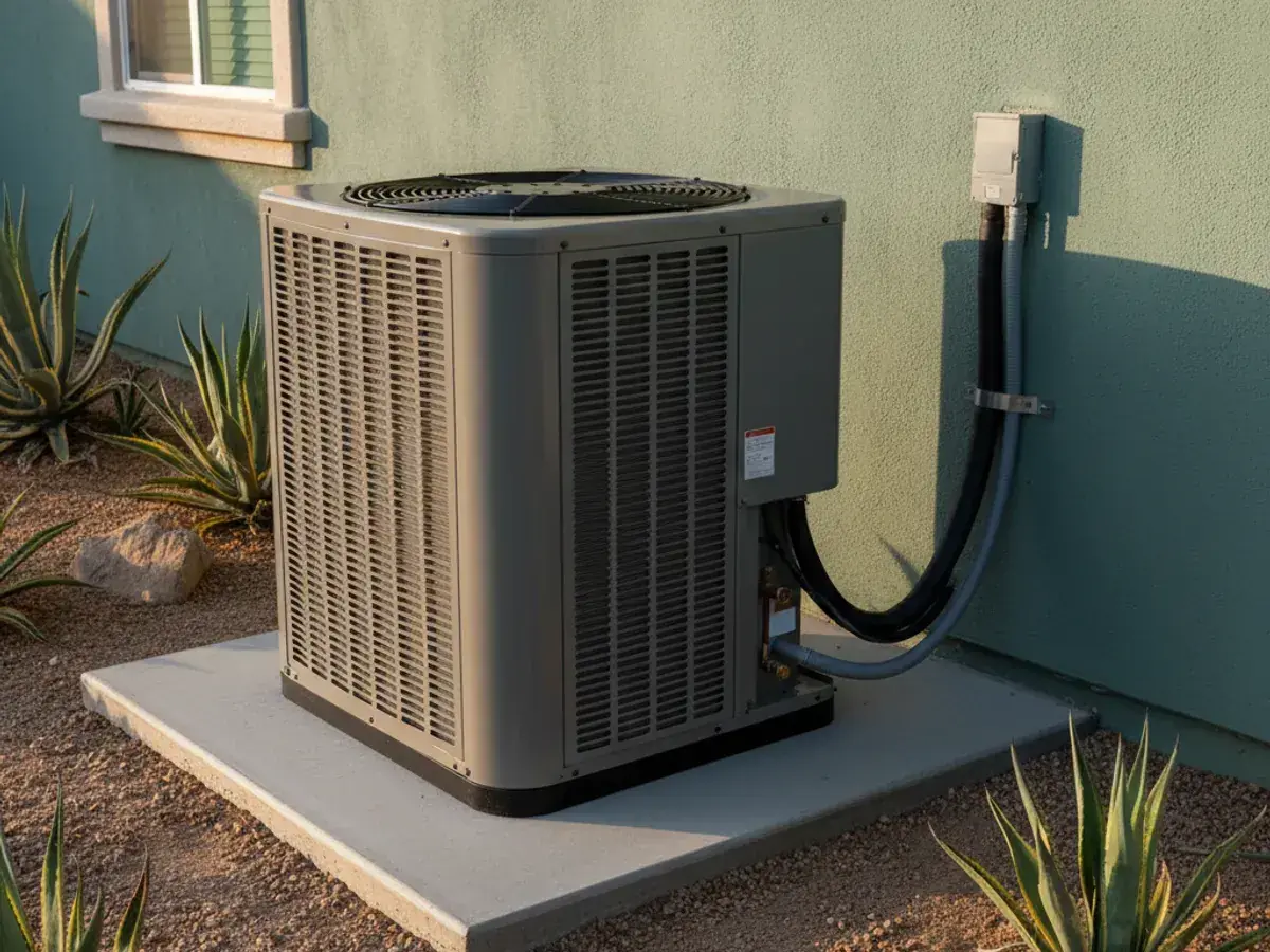 AC Installation work by a licensed HVAC technician in the Tucson area